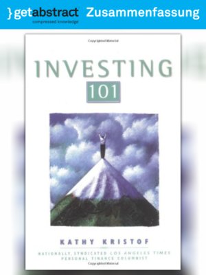 cover image of Investing 101 (Zusammenfassung)